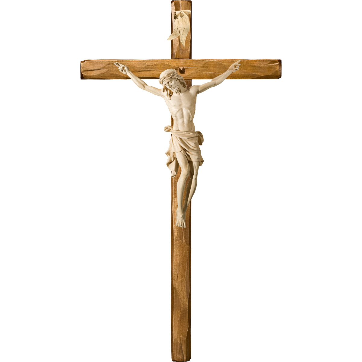 Cristo Pisa en cruz recta